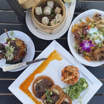 TigerFish - beef bulgogi tacos, pork belly rice, shrimp shumai, beef skewers - Asian Fusion Near Me - Block Island, Rhode Island TigerFish - beef bulgogi tacos, pork belly rice, shrimp shumai, beef skewers - Asian Fusion Near Me - Block Island, Rhode Island