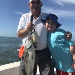 Andrews Fishing - Surprise Black Drum caught by Ken and his grandson at Captiva Island.