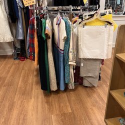 Christ Church Georgetown Thrift Shop - Clothing rack