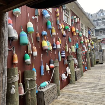 Stewman's Lobster Pound - Lot of fun and colorful buoys - Seafood Near Me - Bar Harbor, Maine