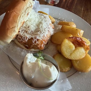 Wood & Salt Tavern - Fish Sandwich - Italian Near Me - Long Beach, California Wood & Salt Tavern - Fish Sandwich - Italian Near Me - Long Beach, California