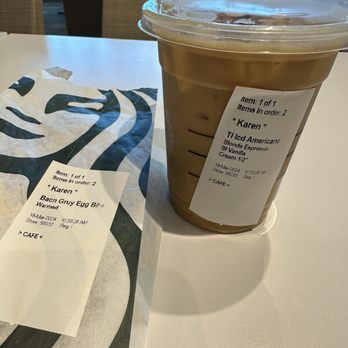 Starbucks - Iced Americano - Coffee & Tea Near Me - Honolulu, Hawaii