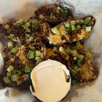 Cracker's Bar & Grill - Loaded potato skins! - Seafood Near Me - Crystal River, Florida