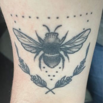 Ironclad Tattoo Gallery - Bumblebee by Angela - Tattoo Near Me - Saltillo, Mississippi Ironclad Tattoo Gallery - Bumblebee by Angela - Tattoo Near Me - Saltillo, Mississippi