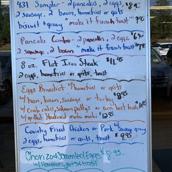 Cafe 431 - Specials Menu - Cafes Near Me - Phenix City, Alabama
