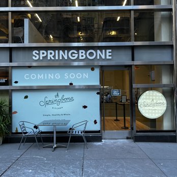 Springbone Kitchen - Storefront - Gluten-Free Near Me - New York, New York