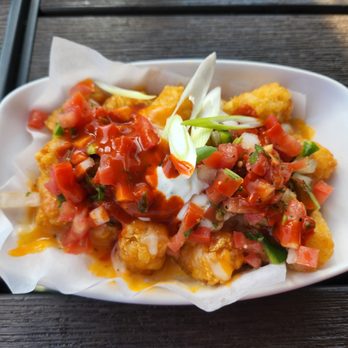 Romer's - hh Valentina tots ($6.95) - Burgers Near Me - Vancouver, British Columbia Romer's - hh Valentina tots ($6.95) - Burgers Near Me - Vancouver, British Columbia