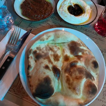 The Barbary - Naan, Zaalouk and Urfa Whipped Feta - Middle Eastern Near Me - London, XGL