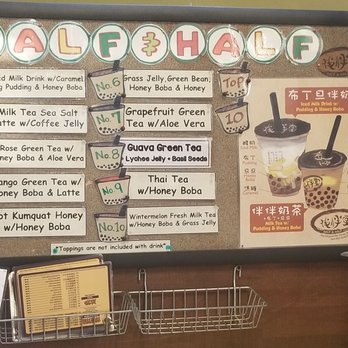 Half & Half Tea Express - Menu - Coffee & Tea Near Me - Rowland Heights, California