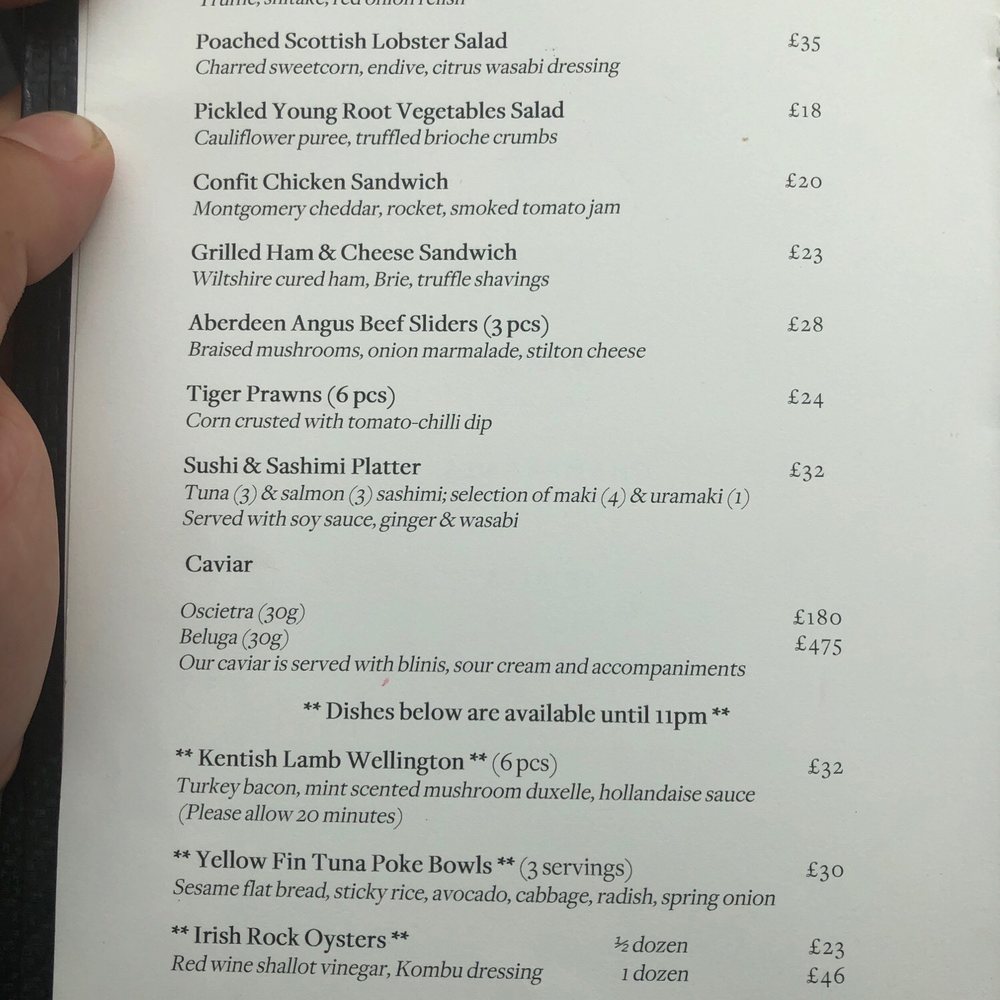Blue Bar - To eat - Champagne Bars Near Me - London, XGL Blue Bar - To eat - Champagne Bars Near Me - London, XGL