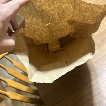 Rosatis Marengo - Ordered boscto sticks and a pizza puff and this is how my food was delivered to me... not even the full order - Pizza Near Me - Marengo, Illinois