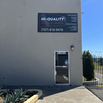 Hi-Quality - Front entrance of the shop. - Auto Glass Services Near Me - Fairfield, California Hi-Quality - Front entrance of the shop. - Auto Glass Services Near Me - Fairfield, California