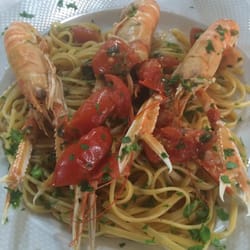Ristorante Savariello - Pasta with prawns! Absolutely amazing!