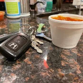 Moreno's Mexican Grill - a cup of hot sauce and car keys - Mexican Near Me - Mesa, Arizona Moreno's Mexican Grill - a cup of hot sauce and car keys - Mexican Near Me - Mesa, Arizona