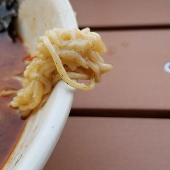 Ima Noodles - They are all clumped together to the point where I can eat this with just one chopstick. - Noodles Near Me - Madison Heights, Michigan