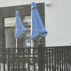 Custard Company - They have seating outside and a drive thru.