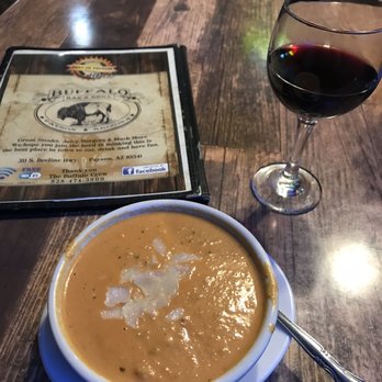 Buffalo Bar & Grill - Tomato Basil soup & menu offered Cabernet Sauvignon - American Near Me - Payson, Arizona Buffalo Bar & Grill - Tomato Basil soup & menu offered Cabernet Sauvignon - American Near Me - Payson, Arizona