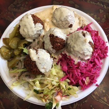 Oasis - Falafel Plate - Middle Eastern Near Me - Brooklyn, New York