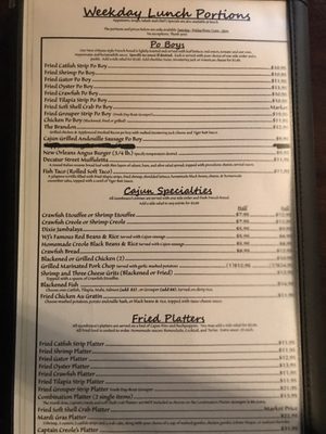 Menu photo 5 Gumbeaux's Cajun Cafe Douglasville, GA