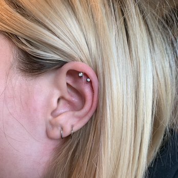 Outer Limits Tattoo & Body Piercing - Double cartilage - Tattoo Near Me - Costa Mesa, California