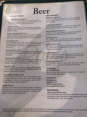 Menu photo 4 Ponderosa Eats Orderville, UT