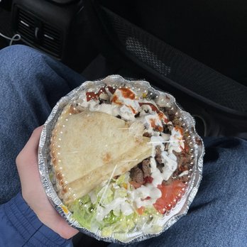 The Halal Guys - Chicken & Beef Gyro Platter - Middle Eastern Near Me - Long Beach, California The Halal Guys - Chicken & Beef Gyro Platter - Middle Eastern Near Me - Long Beach, California