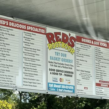 Red's Root Beer! - Menú - American Near Me - Paw Paw, Michigan Red's Root Beer! - Menú - American Near Me - Paw Paw, Michigan