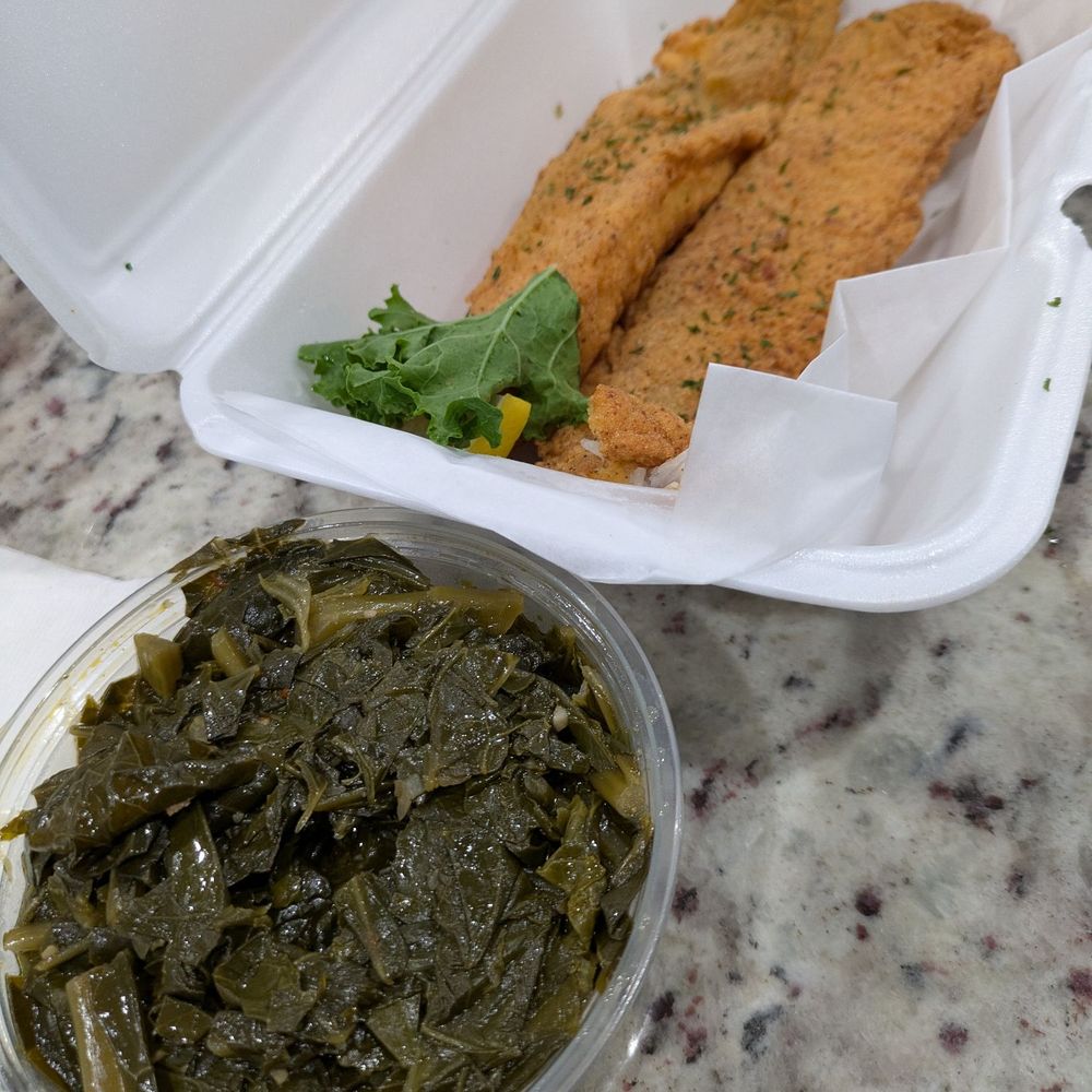Lickety Split Southern Kitchen & Bar - Tender Catfish Filets Kick'n & Collard Greens - Southern Near Me - Hapeville, Georgia Lickety Split Southern Kitchen & Bar - Tender Catfish Filets Kick'n & Collard Greens - Southern Near Me - Hapeville, Georgia