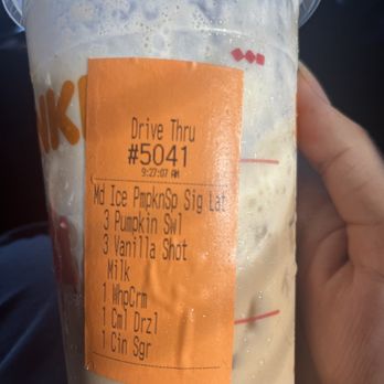 Dunkin - It's good just doesn't taste right with the face she made. That lady should not be making faces when ppl don't donate. - Donuts Near Me - Stone Mountain, Georgia Dunkin - It's good just doesn't taste right with the face she made. That lady should not be making faces when ppl don't donate. - Donuts Near Me - Stone Mountain, Georgia