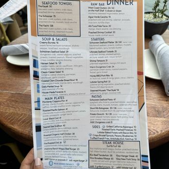 Schooners Monterey - Menu 5/15/24 - Seafood Near Me - Monterey, California Schooners Monterey - Menu 5/15/24 - Seafood Near Me - Monterey, California