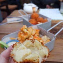 The World Bar Restaurant & Nightclub - Fried Mac n Cheese balls
