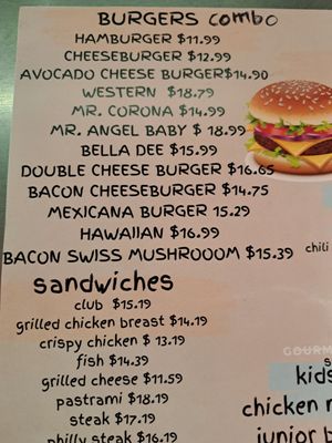 Menu photo 7 Corona Burgers Corona, CA
