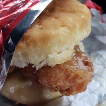 Wendy's - HBCB Honey Butter Chicken Biscuit - Burgers Near Me - Corydon, Indiana