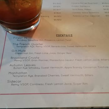 Brookland's Finest - Three cognac cocktails with my favorite REMY! 4 stars alone off that - New American Near Me - Washington, DC, District of Columbia