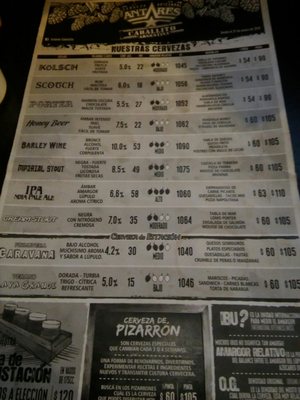 Menu photo 1 Antares Buenos Aires, C