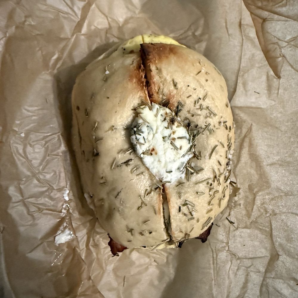 Don Guerra's Barrio Bagel & Slice - Breakfast bagel with a rosemary sea salt bagel and lox cream cheese - Pizza Near Me - Gilbert, Arizona Don Guerra's Barrio Bagel & Slice - Breakfast bagel with a rosemary sea salt bagel and lox cream cheese - Pizza Near Me - Gilbert, Arizona