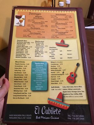 Menu photo 7 El Cubilete Niagara Falls, NY