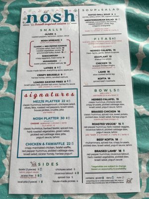Menu photo 2 Nosh Park City, UT