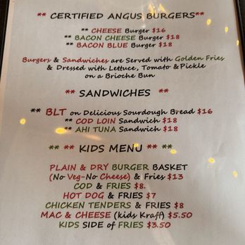 Worlds End Public House - Menu - Pubs Near Me - Long Beach, Washington
