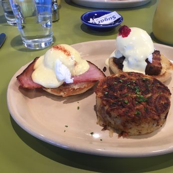 Snooze, an A.M. Eatery - Eggs Benedict, classic and habanero w hash browns - Breakfast & Brunch Near Me - Tucson, Arizona Snooze, an A.M. Eatery - Eggs Benedict, classic and habanero w hash browns - Breakfast & Brunch Near Me - Tucson, Arizona