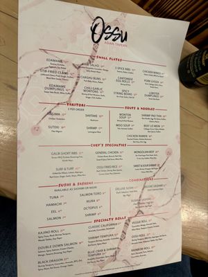 Menu photo 3 Ossu Asian Tavern Atlantic City, NJ