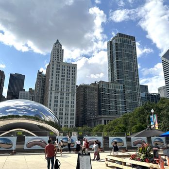 Cloud Gate - The Bean is undergoing some maintenance to the grounds through next Spring, 2024. - Public Art Near Me - Chicago, Illinois