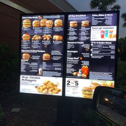 McDonald's - I ordered a Big Mac Extra Value meal (the first option on the menu) and was told they don't have a Big Mac Extra Value Meal