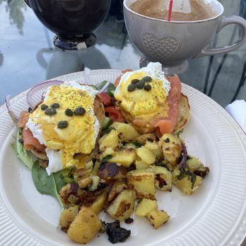 Sage Social Eatery - Smoked Salmon Benny - Latin American Near Me - Covina, California Sage Social Eatery - Smoked Salmon Benny - Latin American Near Me - Covina, California