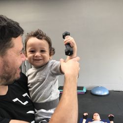 West Coast Barbell - Even babies love our gym