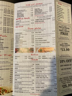 Menu photo 2 Nick’s Pizza Roast Beef & Subs Woburn, MA Menu photo 2 Nick’s Pizza Roast Beef & Subs Woburn, MA