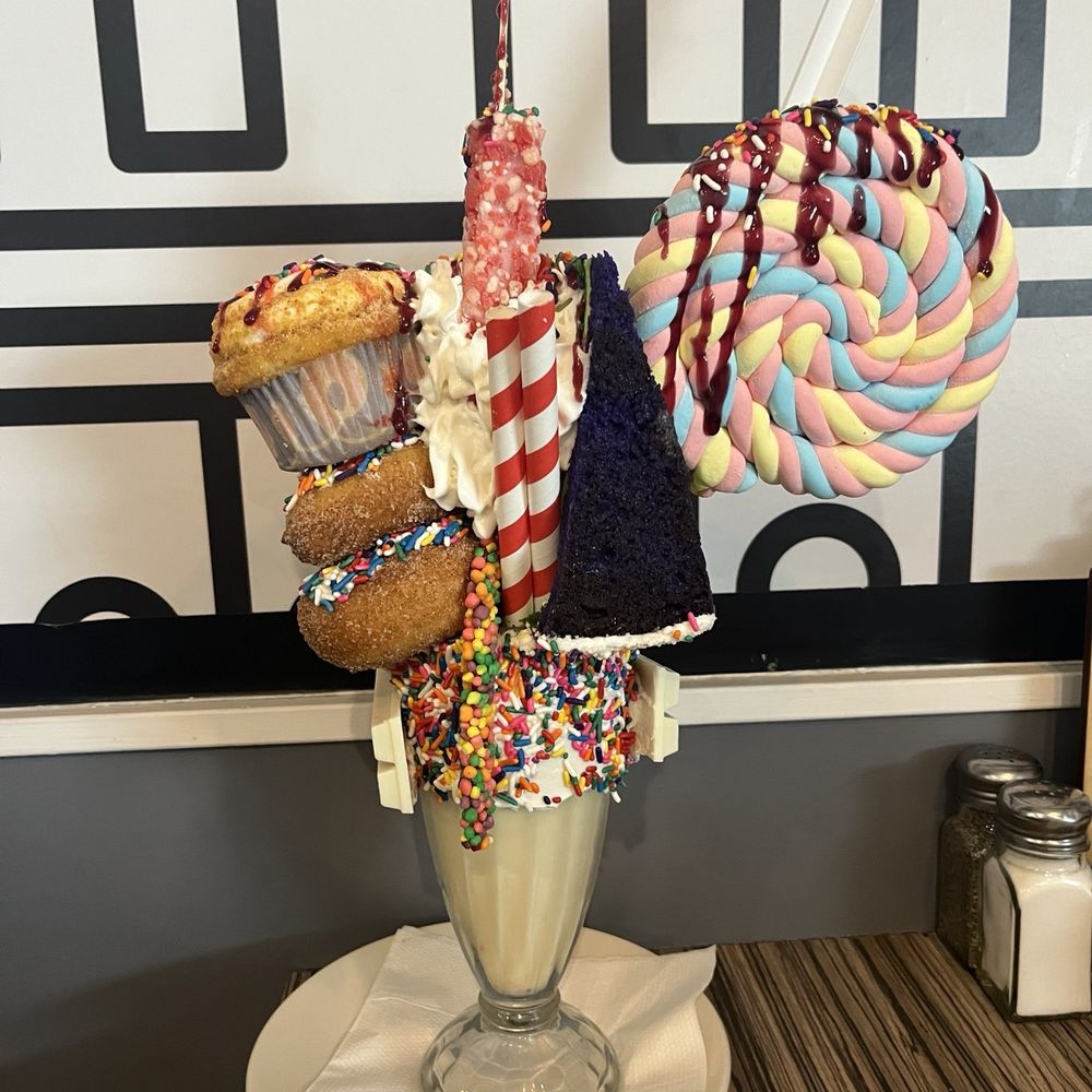 Elm Street Diner - Funfetti Milkshake - Diners Near Me - Stamford, Connecticut