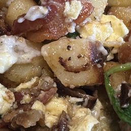 We noticed a happy face on this potato. After being treated poorly. We noticed a happy face on this potato. After being treated poorly.