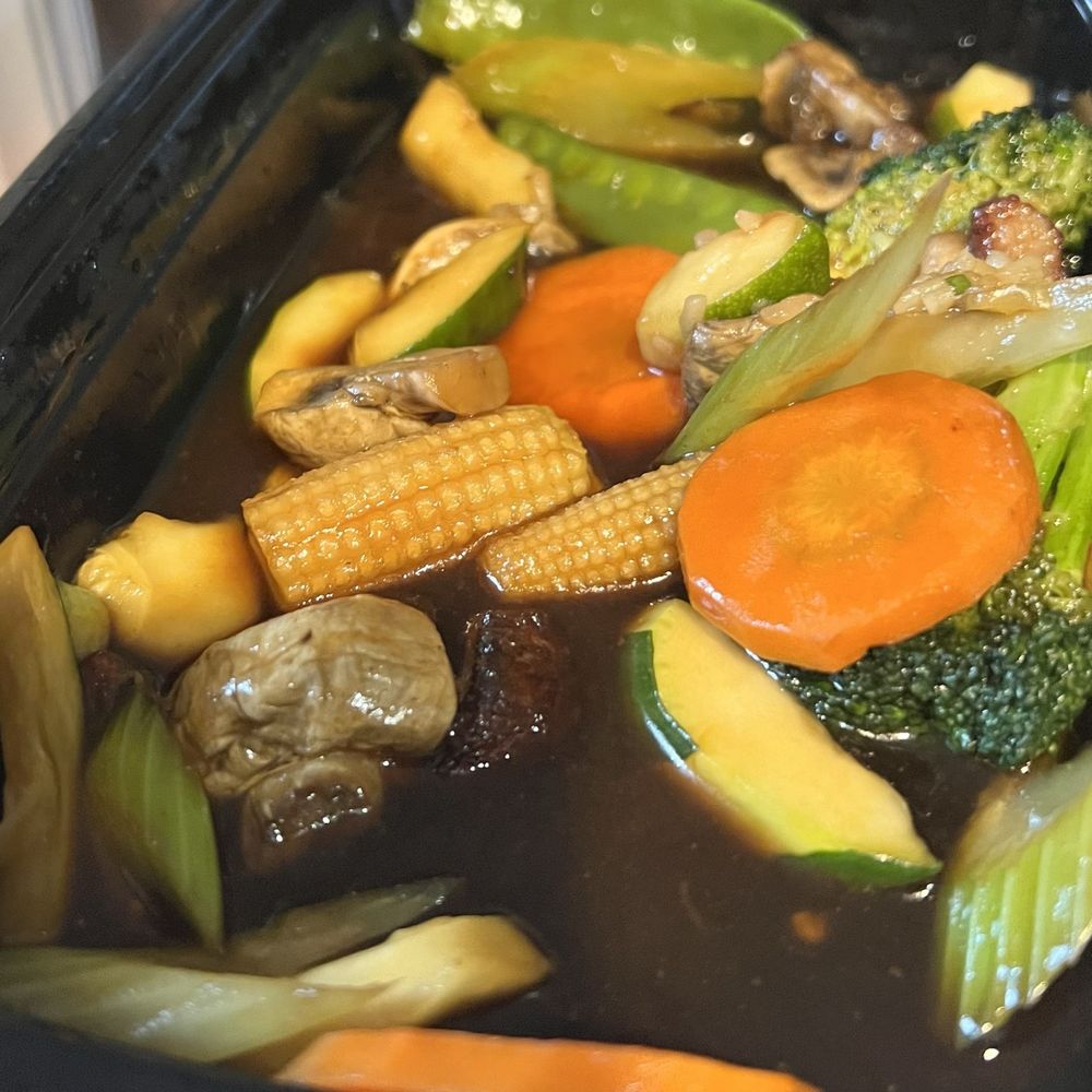 My Kitchen - Weird, raw veg in my hubby's chicken teriyaki. - Chinese Near Me - Gilbert, Arizona