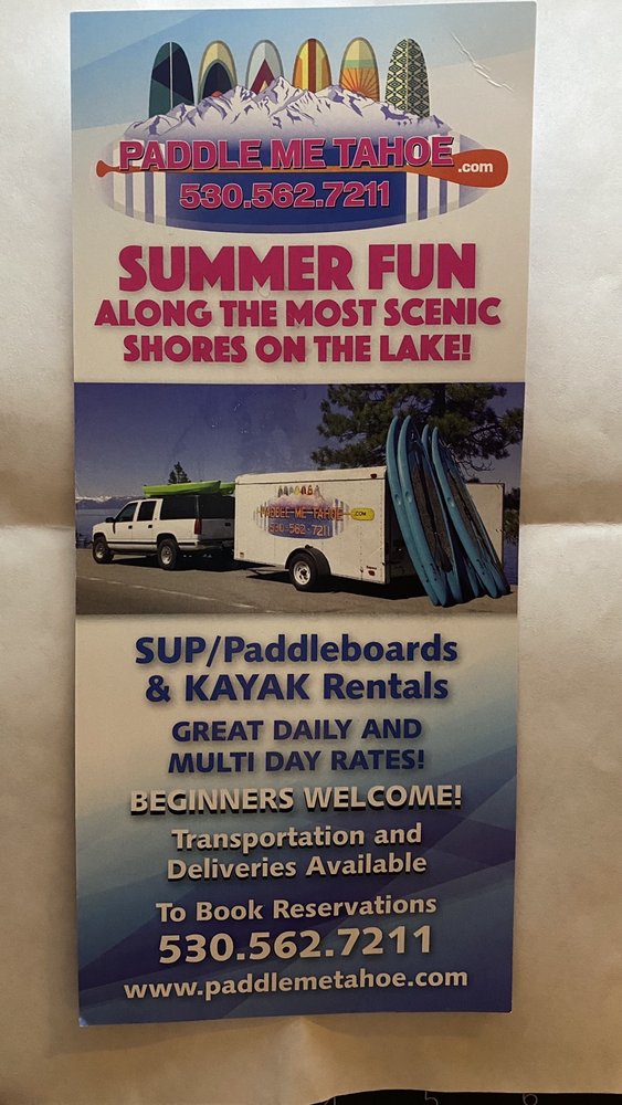 Paddle Me Tahoe Logo